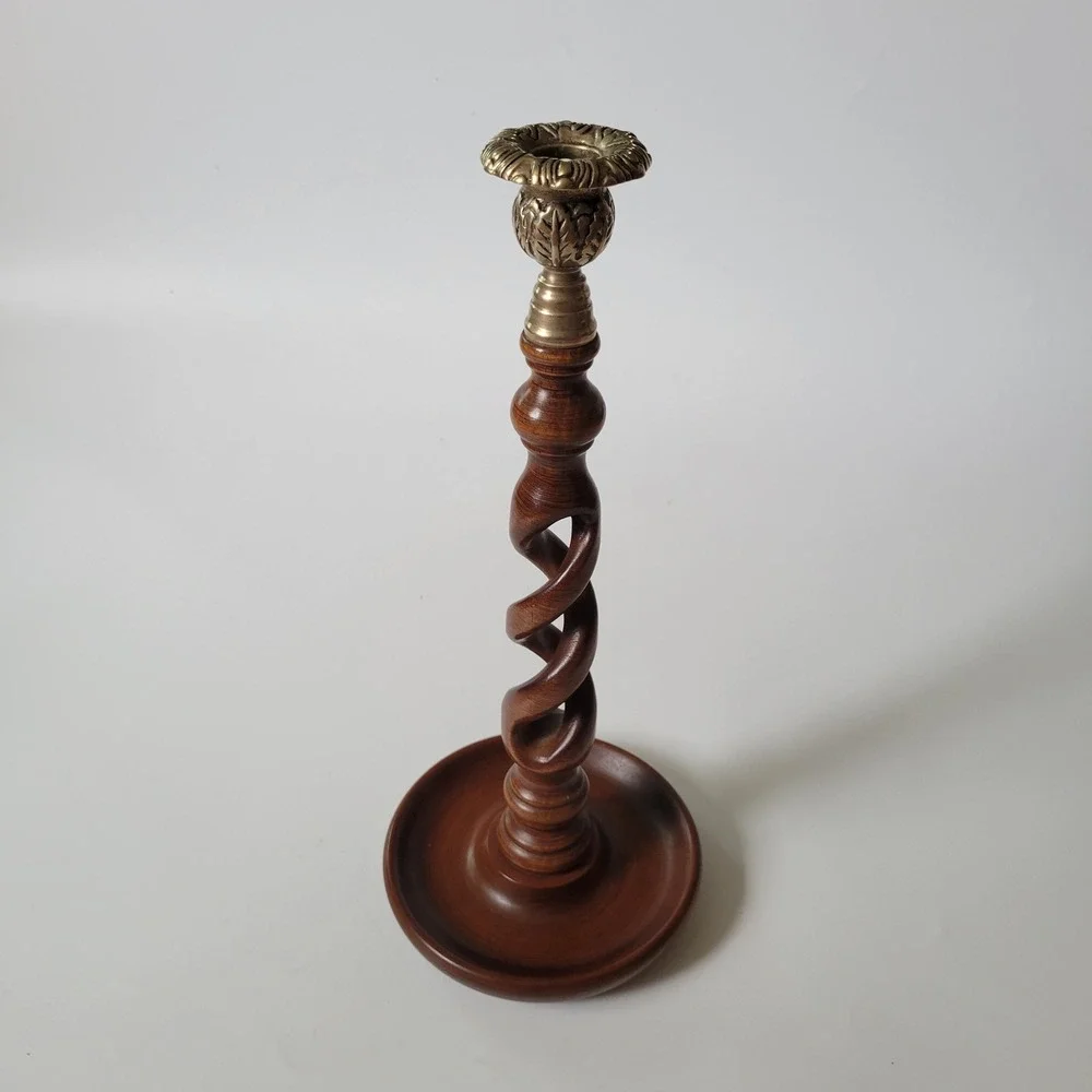 Vintage Open Barley Twist Candle Stick 15